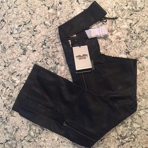 NWT Authentic Harley - Davidson Leather Chaps